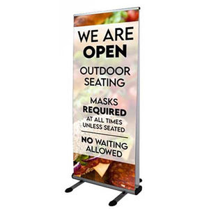 Outdoor Retractable Banner Stand