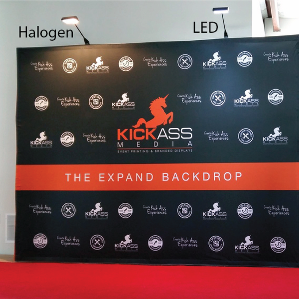 Backdrop Top Mounted LED Accent Lights - Kick Ass Media